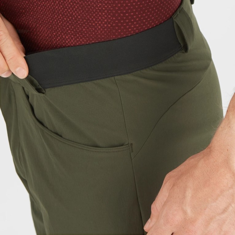 Olive Salomon Wayfarer Men's Shorts | PH 14789F